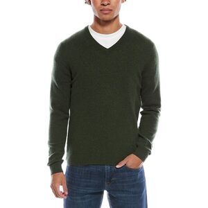 Mette Mens  Cashmere V-Neck Sweater, Green
